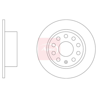 Apec Brake Disc DSK3495