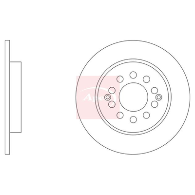 Apec Brake Disc DSK3520