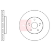 Apec Brake Disc DSK3589 thumbnail