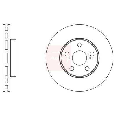 Apec Brake Disc DSK3590
