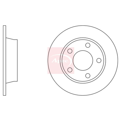 Apec Brake Disc DSK3614