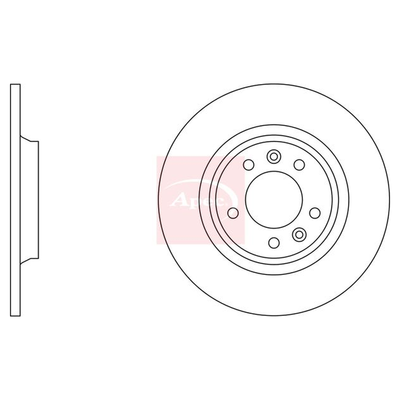 Apec Brake Disc DSK3628