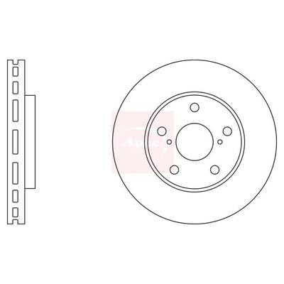 Apec Brake Disc DSK364