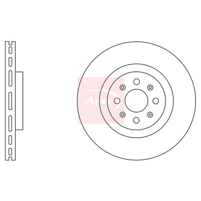 Apec Brake Disc DSK3769