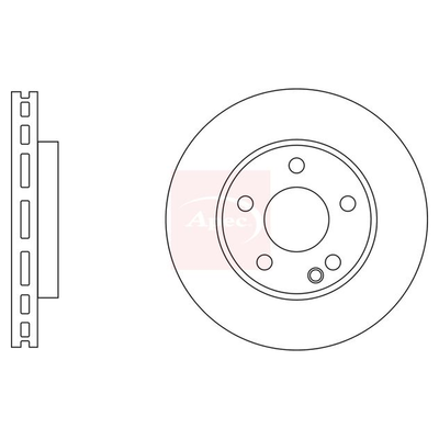 Apec Brake Disc DSK3770