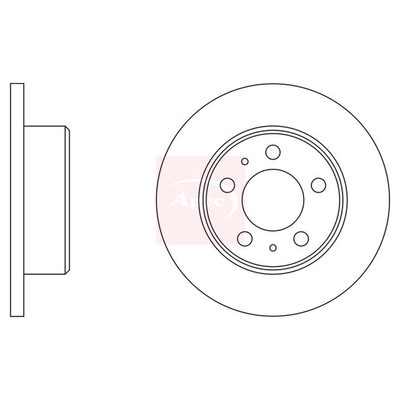 Apec Brake Disc DSK3777