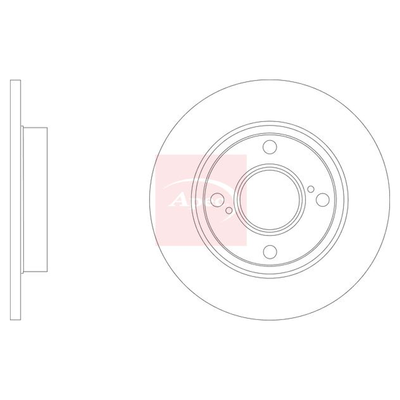 Apec Brake Disc DSK3828