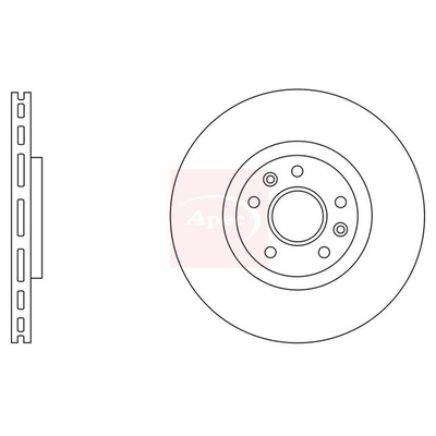 Apec Brake Disc DSK3857