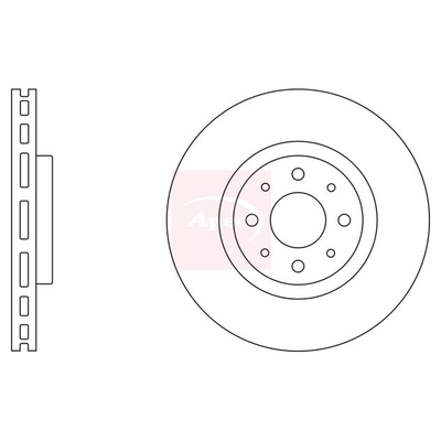 Apec Brake Disc DSK3878