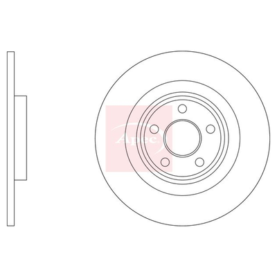 Apec Brake Disc DSK3884