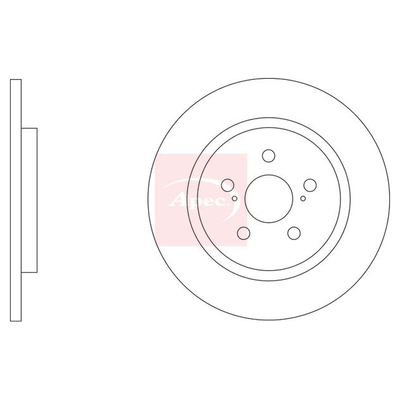 Apec Brake Disc DSK4142