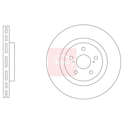 Apec Brake Disc DSK4165