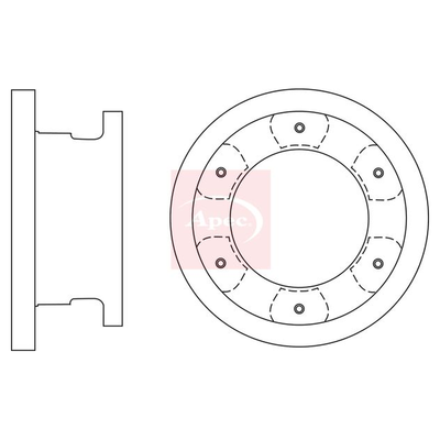 Apec Brake Disc DSK4197