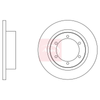 Apec Brake Disc DSK4210 thumbnail
