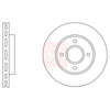 Apec Brake Disc DSK504 thumbnail