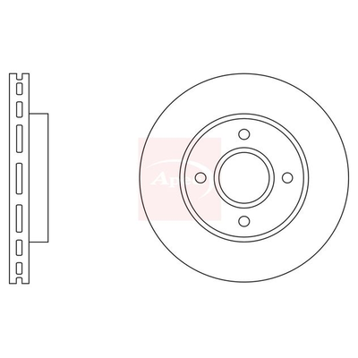 Apec Brake Disc DSK504