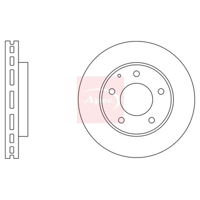 Apec Brake Disc DSK524