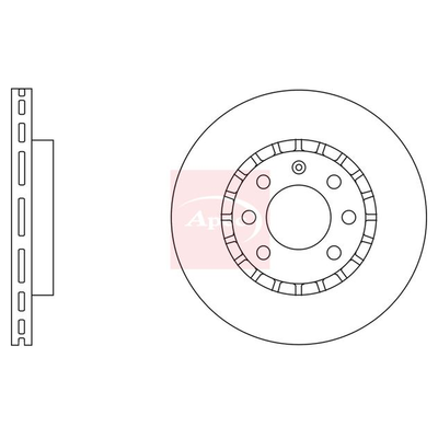Apec Brake Disc DSK532