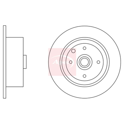 Apec Brake Disc DSK535