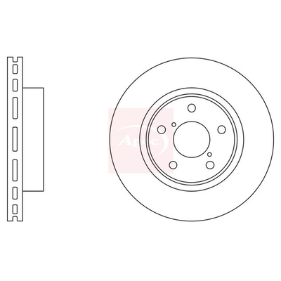 Apec Brake Disc DSK543