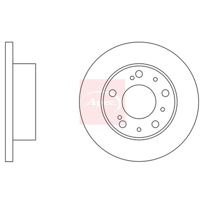 Apec Brake Disc DSK548