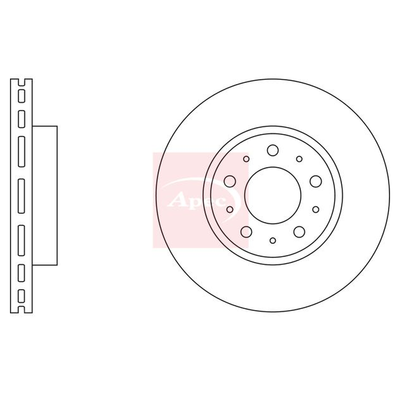 Apec Brake Disc DSK565