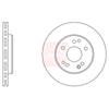 Apec Brake Disc DSK571 thumbnail