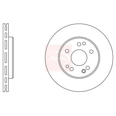 Apec Brake Disc DSK571