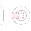 Apec Brake Disc DSK575 thumbnail