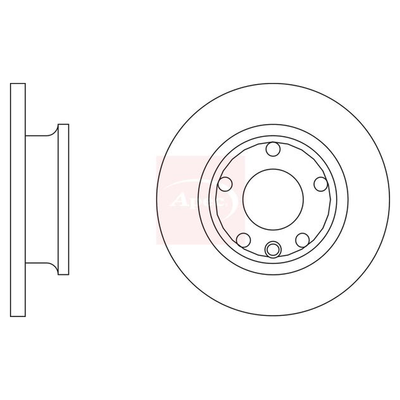 Apec Brake Disc DSK591
