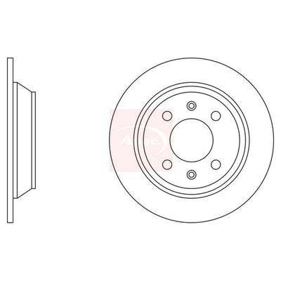 Apec Brake Disc DSK609