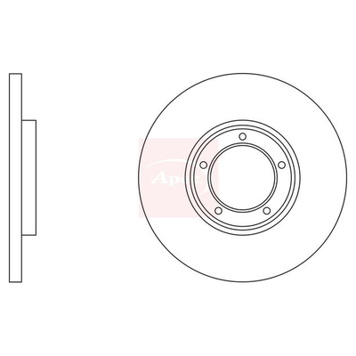 Apec Brake Disc DSK620