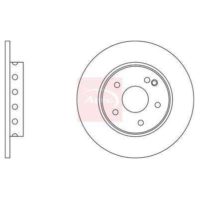 Apec Brake Disc DSK629