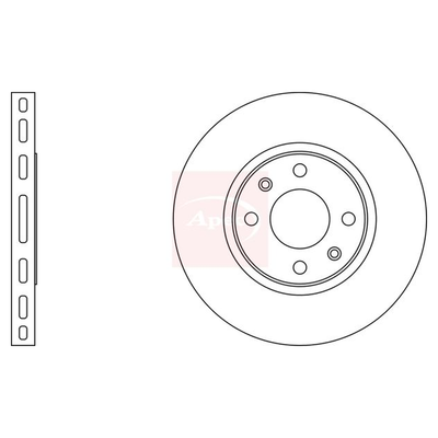 Apec Brake Disc DSK633