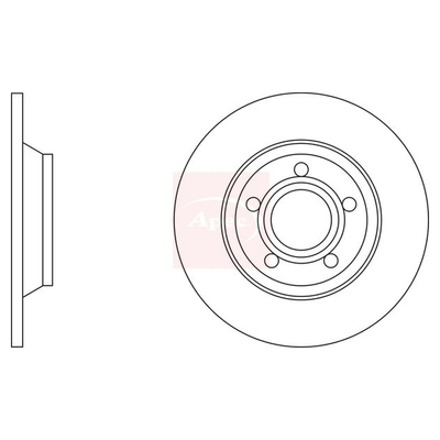 Apec Brake Disc DSK638