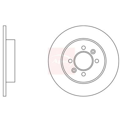 Apec Brake Disc DSK647