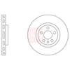 Apec Brake Disc DSK649 thumbnail