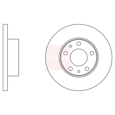 Apec Brake Disc DSK654