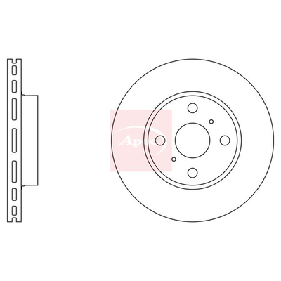 Apec Brake Disc DSK657