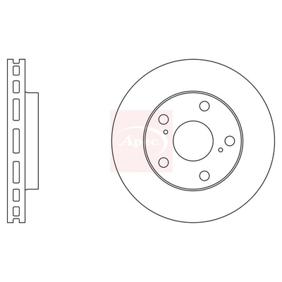 Apec Brake Disc DSK661