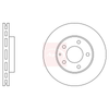 Apec Brake Disc DSK677 thumbnail