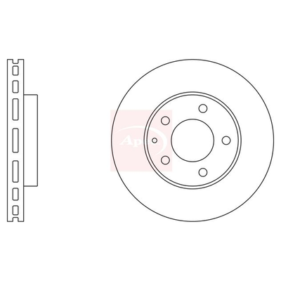 Apec Brake Disc DSK677