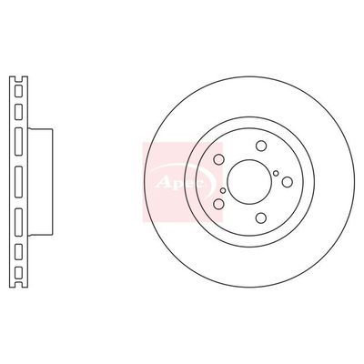 Apec Brake Disc DSK683