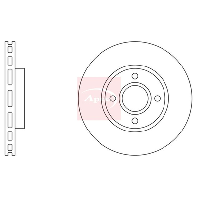 Apec Brake Disc DSK685