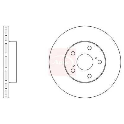 Apec Brake Disc DSK686