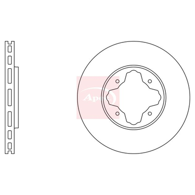 Apec Brake Disc DSK694