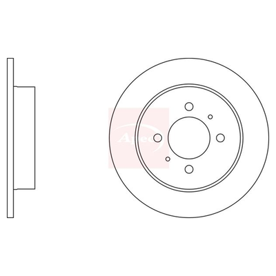 Apec Brake Disc DSK702