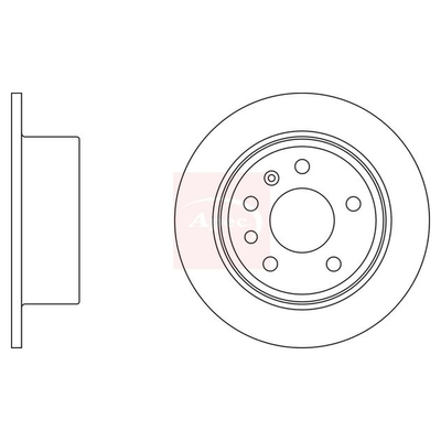 Apec Brake Disc DSK703