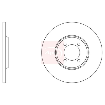 Apec Brake Disc DSK705