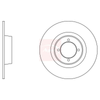 Apec Brake Disc DSK714 thumbnail